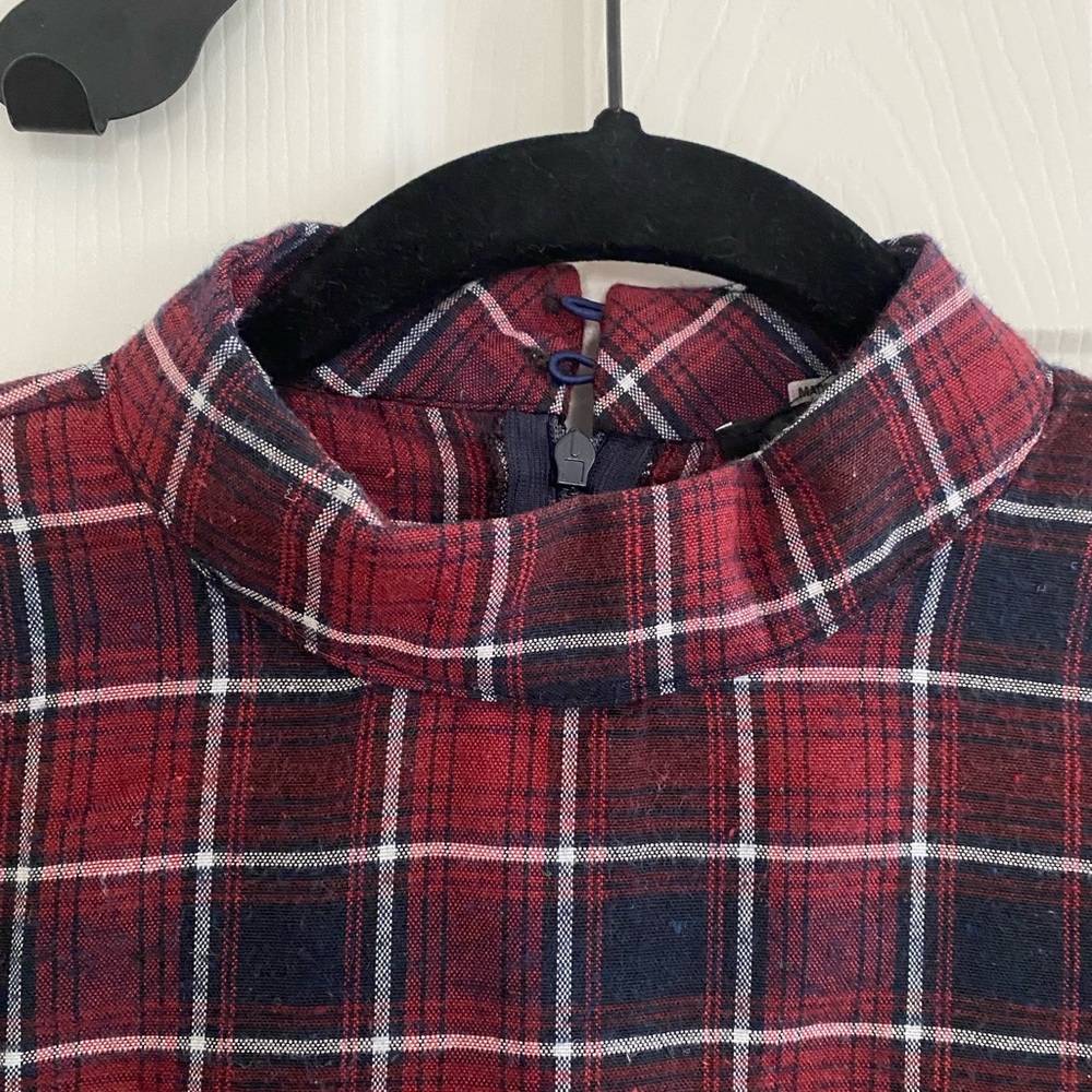 ASOS Brand- Trendyol Plaid Long Sleeve Dress - Picture 3 of 5